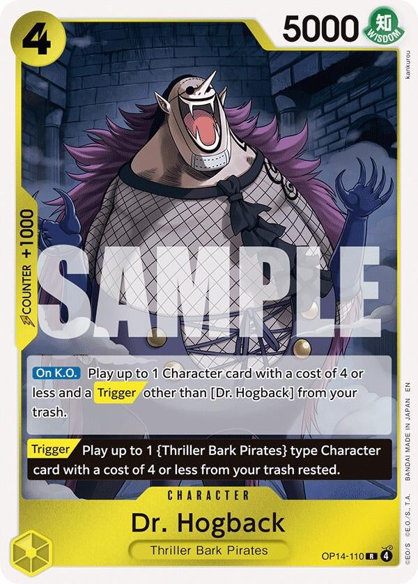 Image for Dr. Hogback (OP14-110) - One Piece Card Game