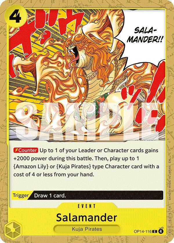 Image for Salamander (OP14-116) - One Piece Card Game