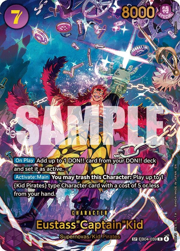 Image for Eustass"Captain"Kid - EB04-039 (SP) (EB04-039) - One Piece Card Game