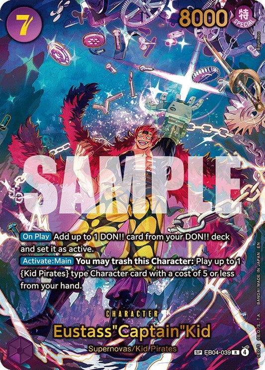 Image for Eustass"Captain"Kid - EB04-039 (SP) (EB04-039) - One Piece Card Game