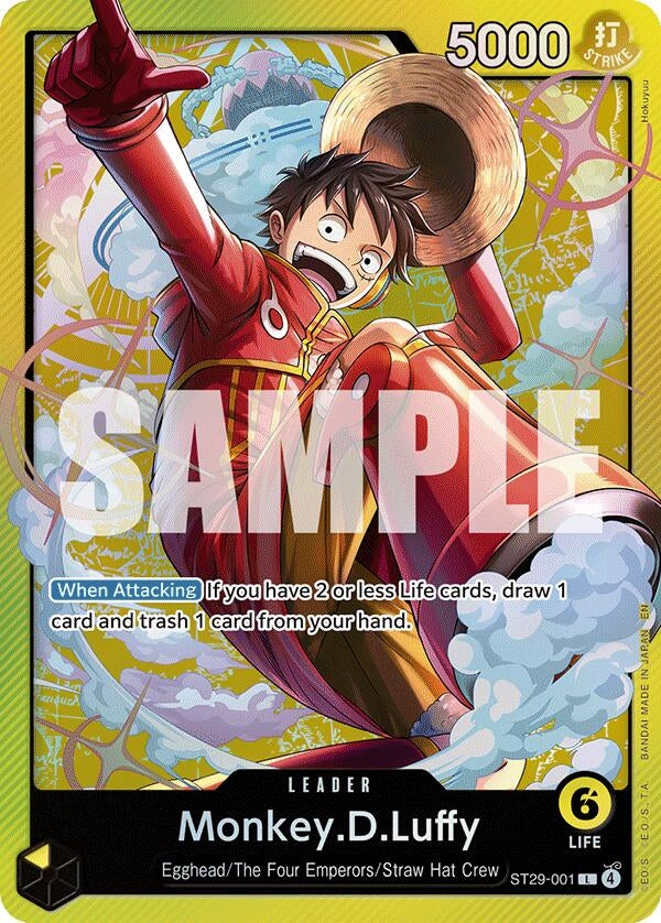 Image for Monkey.D.Luffy (001) (ST29-001) - One Piece Card Game