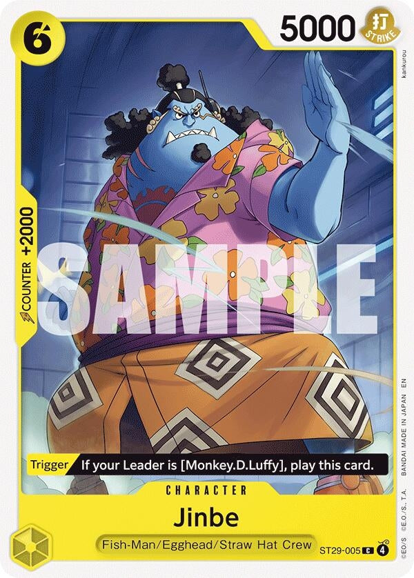 Image for Jinbe (ST29-005) - One Piece Card Game