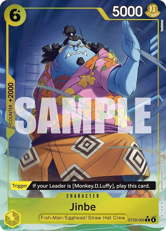 Image for Jinbe (Full Art) (ST29-005) - One Piece Card Game