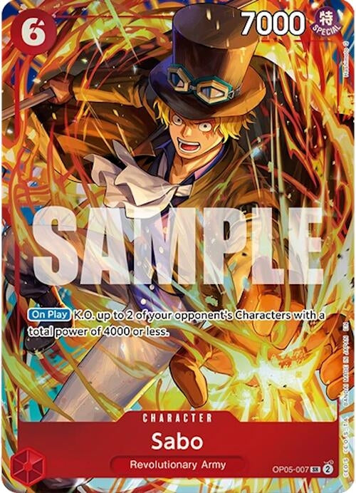 Image for Sabo (Illustration Box Vol.5) (OP05-007) - One Piece Card Game