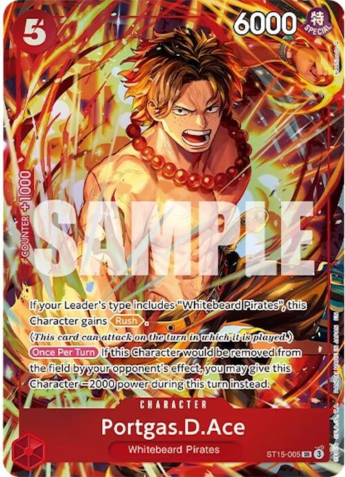 Portgas.D.Ace (Illustration Box Vol.5) (ST15-005)