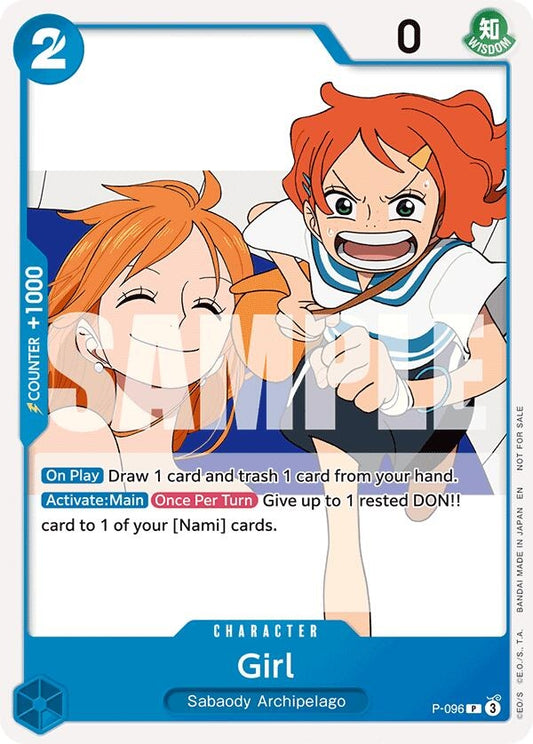 Image for Girl (OP14 Release Event) (P-096) (OP-PR) - One Piece Card Game