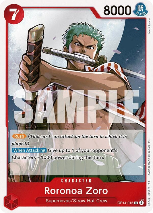 Image for Roronoa Zoro - OP14-015 (OP14-015) - One Piece Card Game