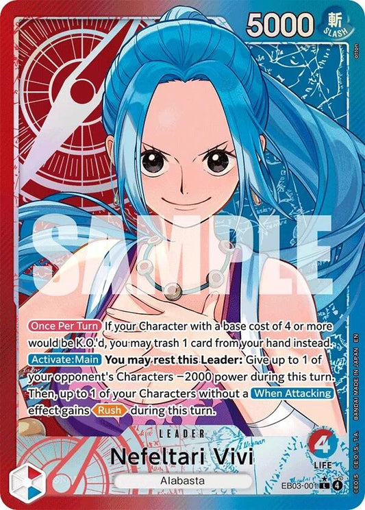 Image for Nefeltari Vivi (001) (Alternate Art) (EB03-001) - One Piece Card Game