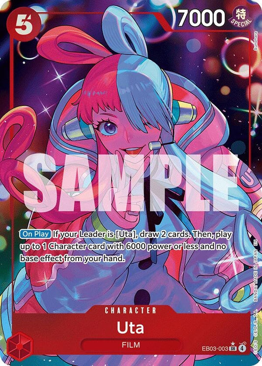 Image for Uta (003) (Alternate Art) (EB03-003) - One Piece Card Game