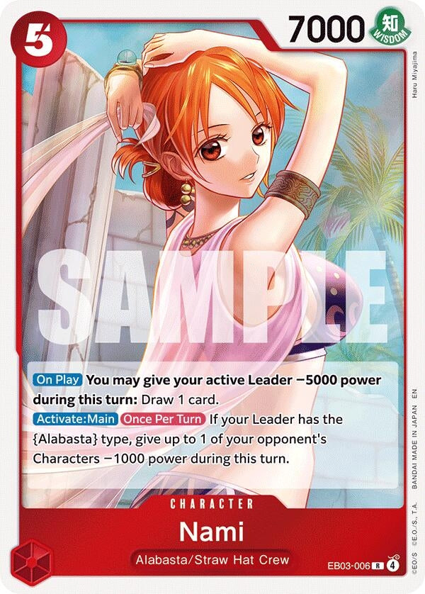 Image for Nami (006) (EB03-006) - One Piece Card Game