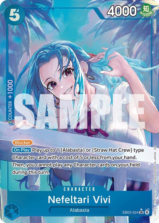 Image for Nefeltari Vivi (024) (Alternate Art) (EB03-024) - One Piece Card Game