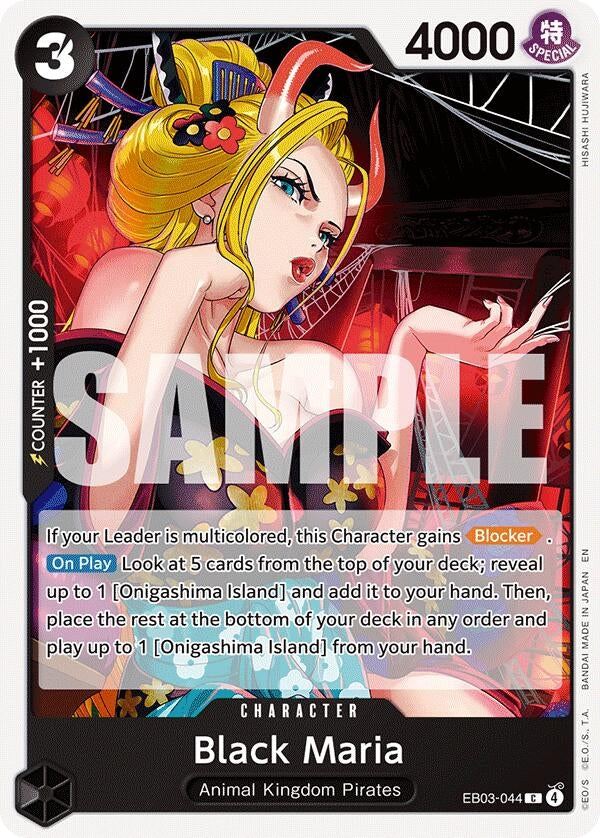 Image for Black Maria (EB03-044) - One Piece Card Game