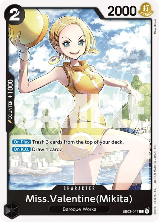 Image for Miss.Valentine(Mikita) (EB03-047) - One Piece Card Game