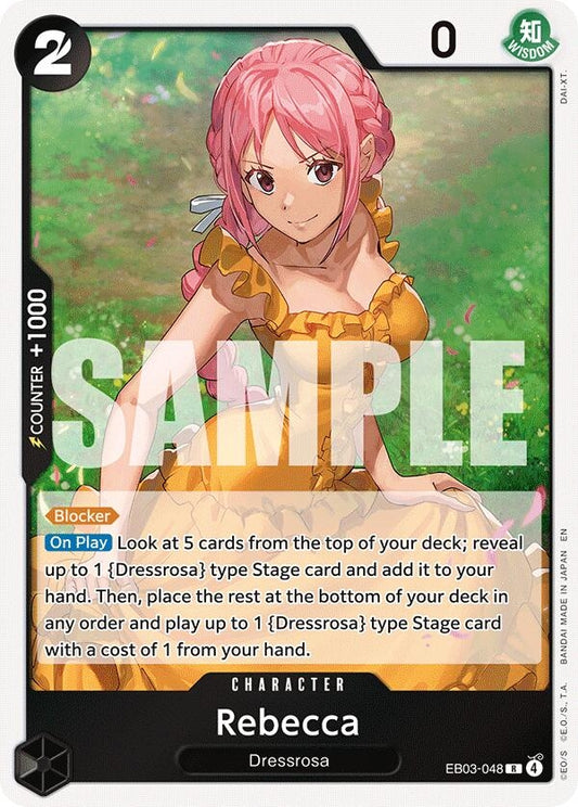 Image for Rebecca (EB03-048) - One Piece Card Game
