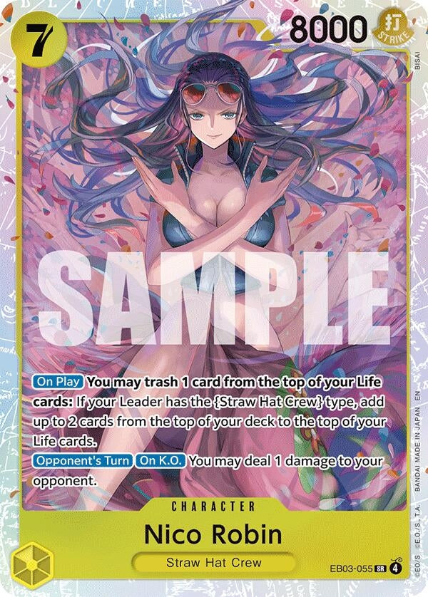 Image for Nico Robin (055) (EB03-055) - One Piece Card Game
