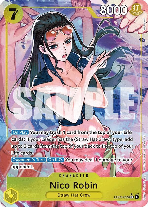 Image for Nico Robin (055) (Alternate Art) (EB03-055) - One Piece Card Game