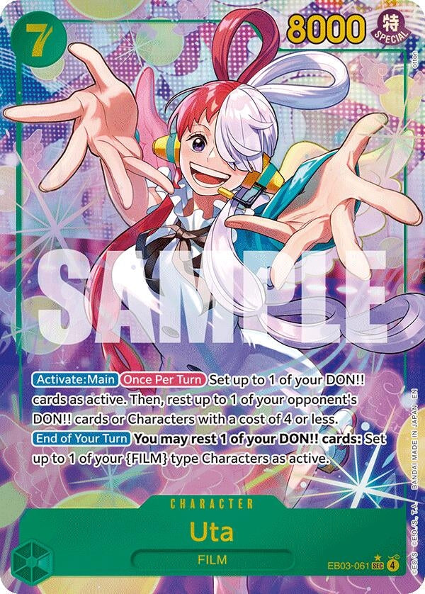 Image for Uta (061) (Alternate Art) (EB03-061) - One Piece Card Game