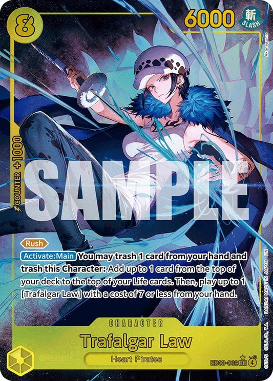Image for Trafalgar Law (Alternate Art) (EB03-062) - One Piece Card Game