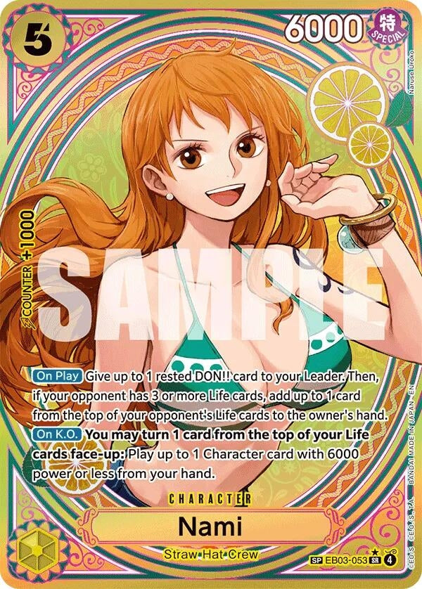 Image for Nami (053) (SP) (EB03-053) - One Piece Card Game