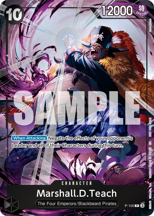 Image for Marshall.D.Teach (Event Pack Vol. 8) (P-100) - One Piece Card Game