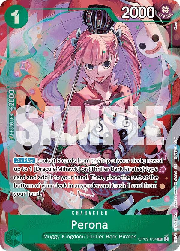 Image for Perona - OP09-034 (OP09-034) - One Piece Card Game