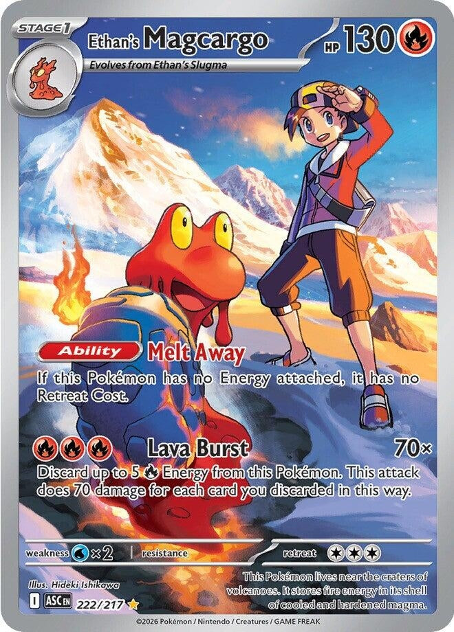 Image for Ethan's Magcargo (222/217) - Pokemon