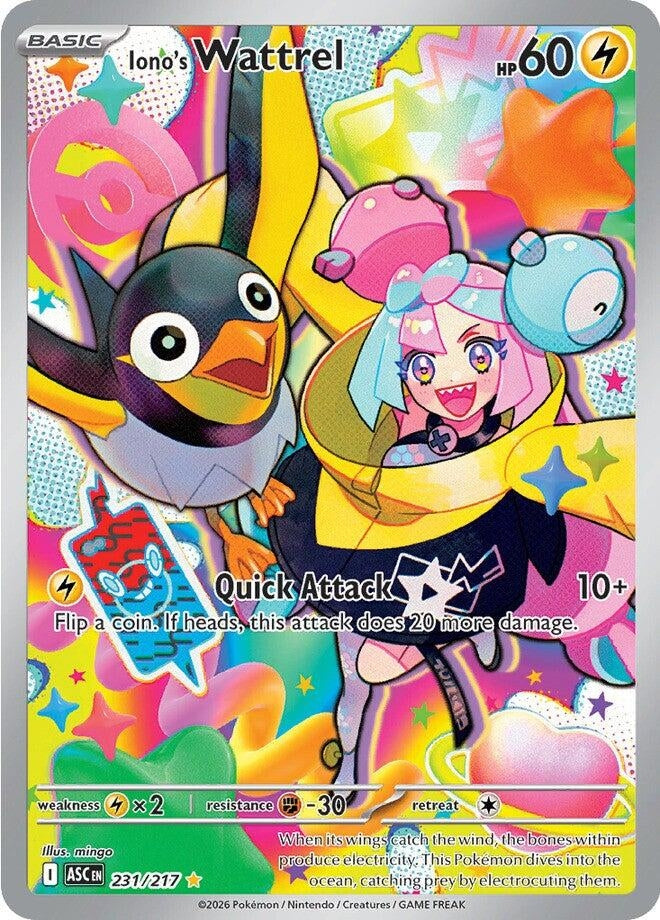 Image for Iono's Wattrel (231/217) - Pokemon