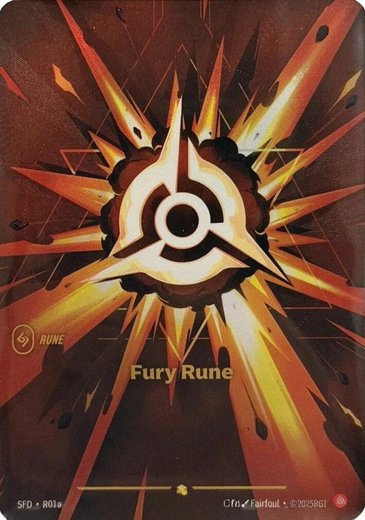 Image for Fury Rune (Alternate Art) (R01a) - Riftbound: League of Legends Trading Card Game
