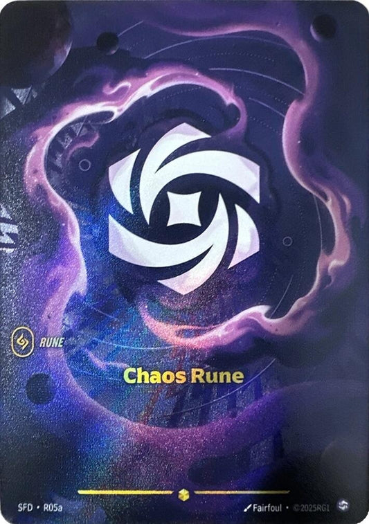 Image for Chaos Rune (Alternate Art) (R05a) - Riftbound: League of Legends Trading Card Game