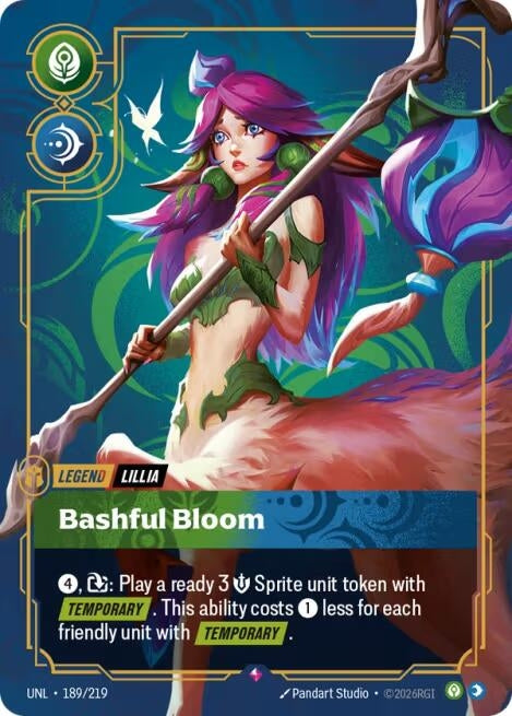Image for Lillia, Bashful Bloom (189/219) (UNL) - Riftbound: League of Legends Trading Card Game