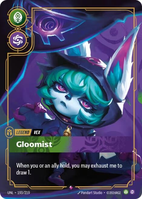 Image for Vex, Gloomist (193/219) (UNL) - Riftbound: League of Legends Trading Card Game