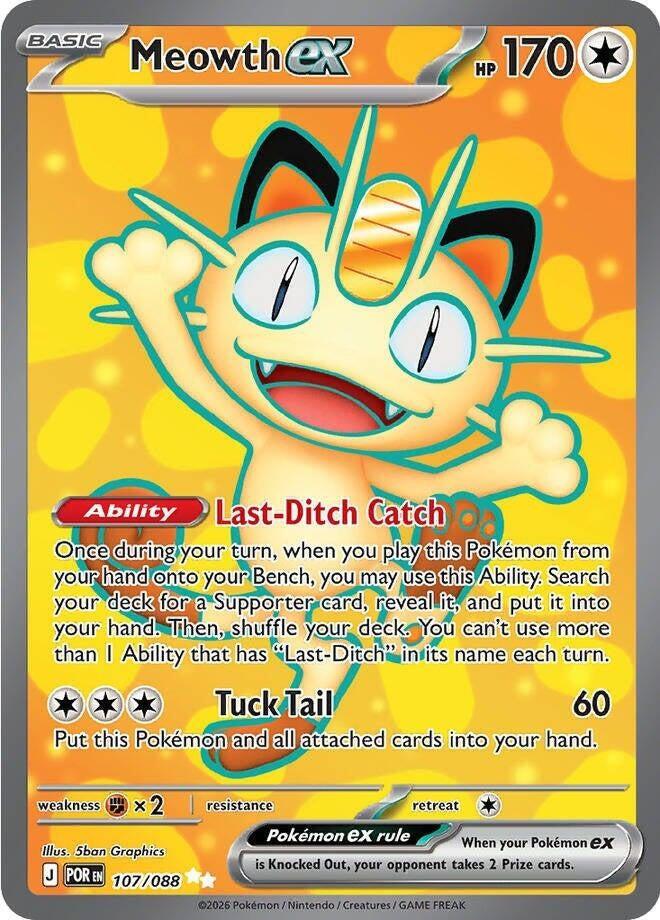 Image for Meowth ex (107/088) - Pokemon