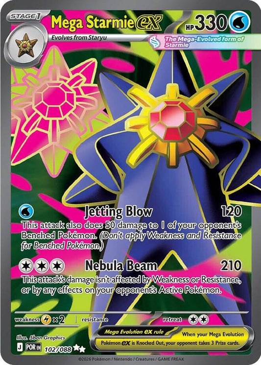 Image for Mega Starmie ex (102/088) - Pokemon