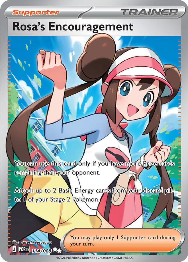 Image for Rosa's Encouragement (114/088) - Pokemon