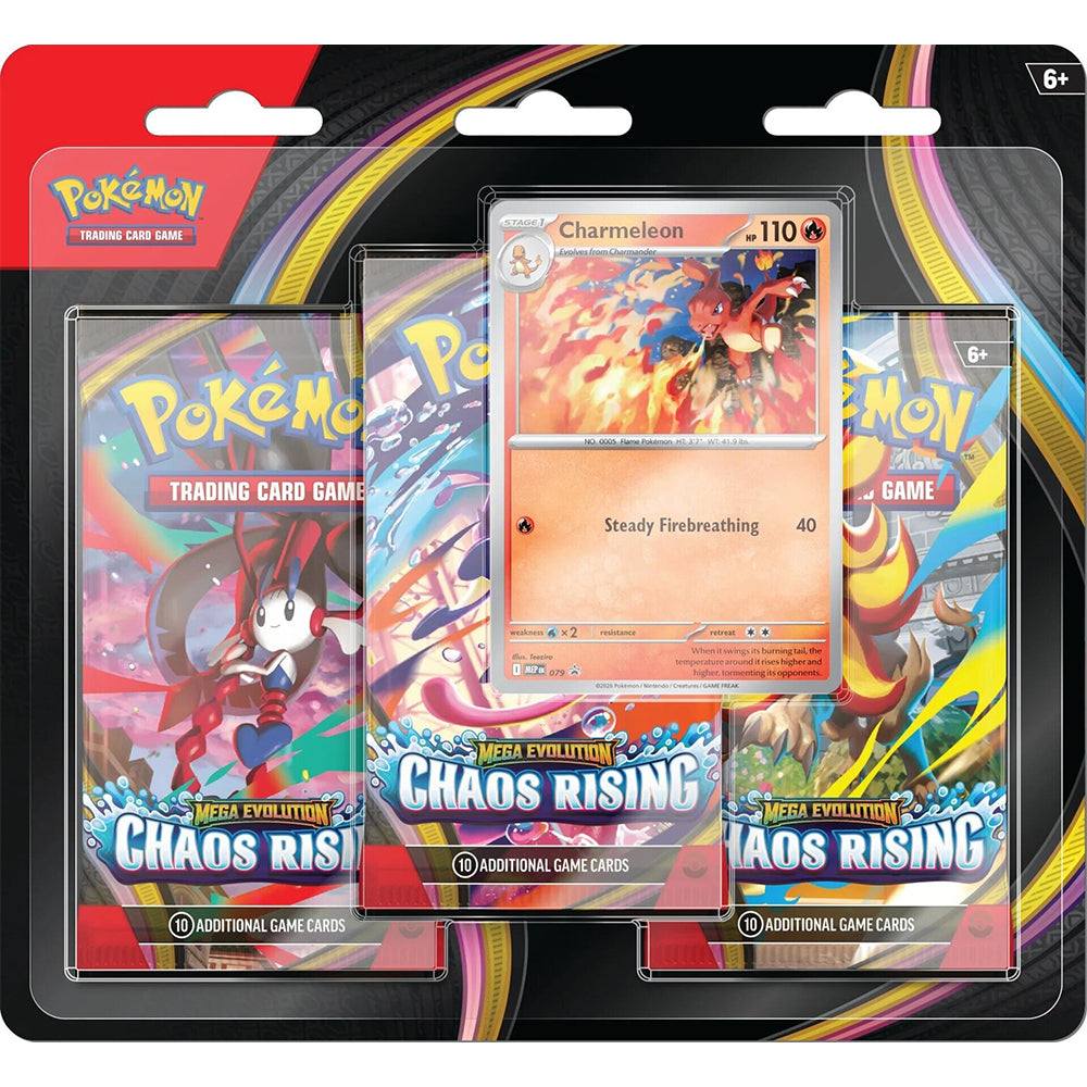 Image for Chaos Rising 3 Pack Blister [Charmeleon] - Pokemon