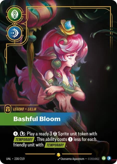 Image for Lillia, Bashful Bloom (Overnumbered) (230/219) (UNL) - Riftbound: League of Legends Trading Card Game
