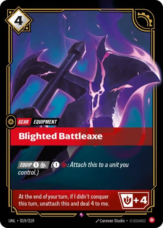Blighted Battleaxe (019/219)