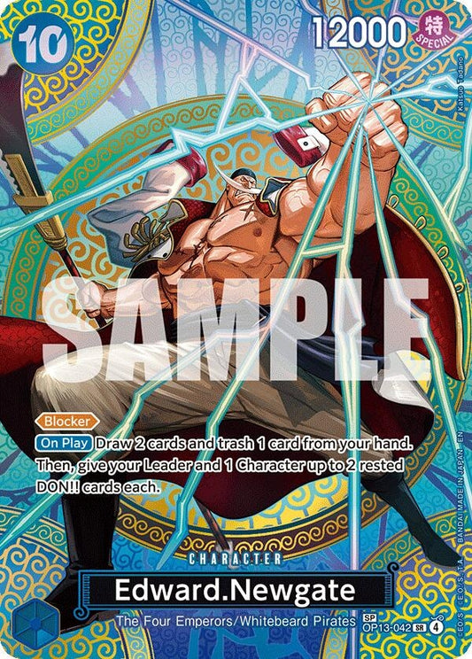 Image for Edward.Newgate (SP) (OP13-042) - One Piece Card Game