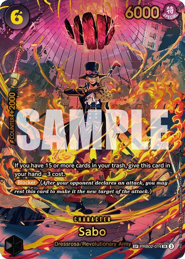 Image for Sabo (PRB02-014) (SP) (PRB02-014) - One Piece Card Game