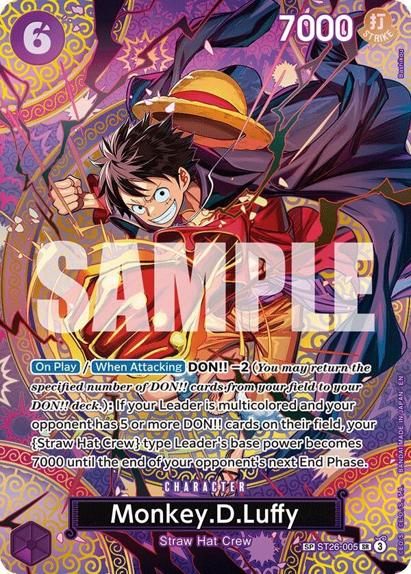 Image for Monkey.D.Luffy (SP) (ST26-005) - One Piece Card Game