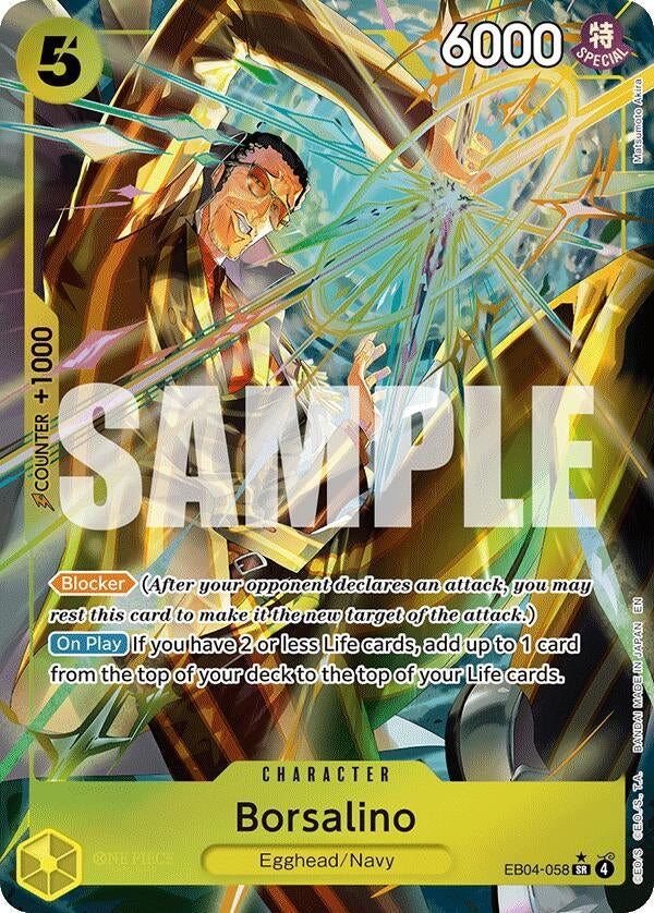 Image for Borsalino (Alternate Art) (EB04-058) - One Piece Card Game