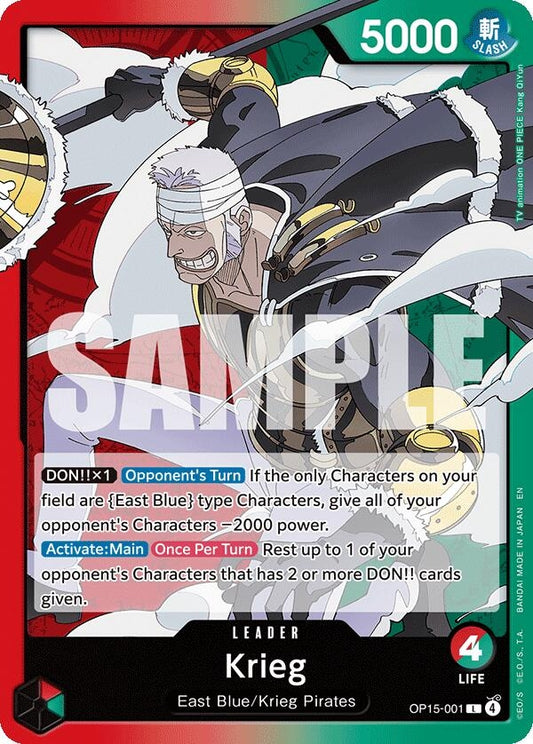 Image for Krieg (OP15-001) (OP15-001) - One Piece Card Game