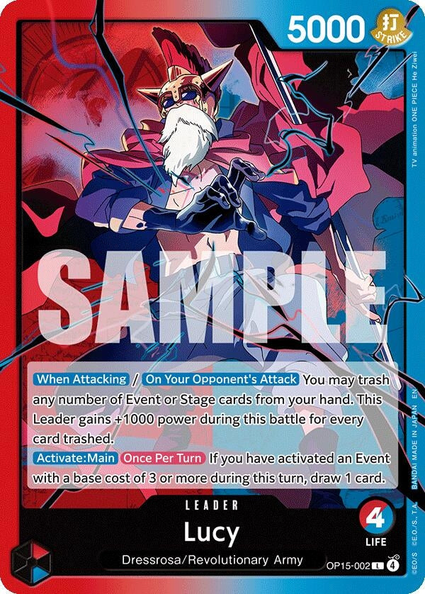 Image for Lucy (OP15-002) - One Piece Card Game