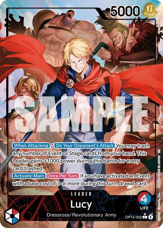 Image for Lucy (Alternate Art) (OP15-002) - One Piece Card Game