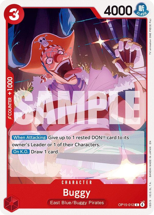 Image for Buggy (OP15-012) - One Piece Card Game