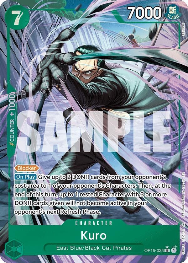 Image for Kuro (Alternate Art) (OP15-025) - One Piece Card Game