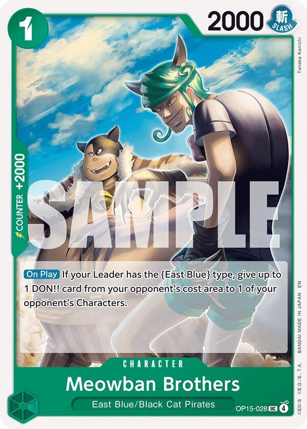 Image for Meowban Brothers (OP15-028) - One Piece Card Game