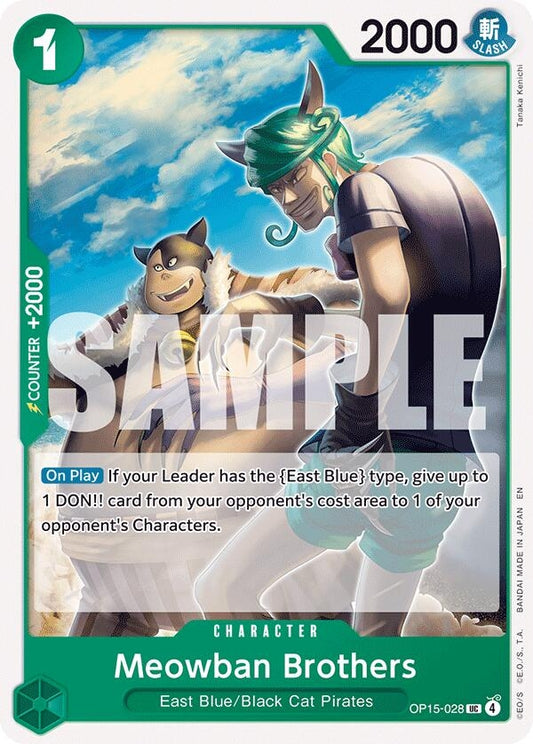 Image for Meowban Brothers (OP15-028) - One Piece Card Game