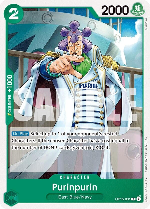 Image for Purinpurin (OP15-031) - One Piece Card Game