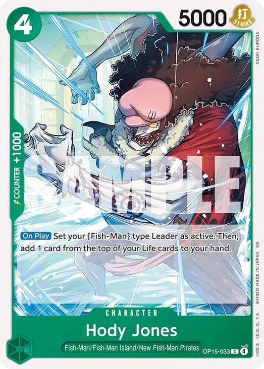 Image for Hody Jones (OP15-033) - One Piece Card Game